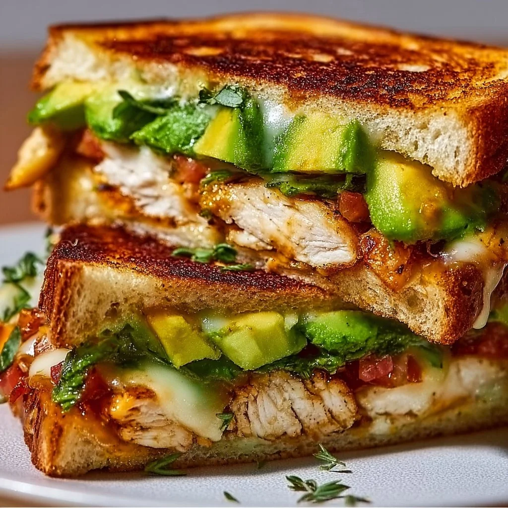 Chicken Avocado Melt Sandwich
