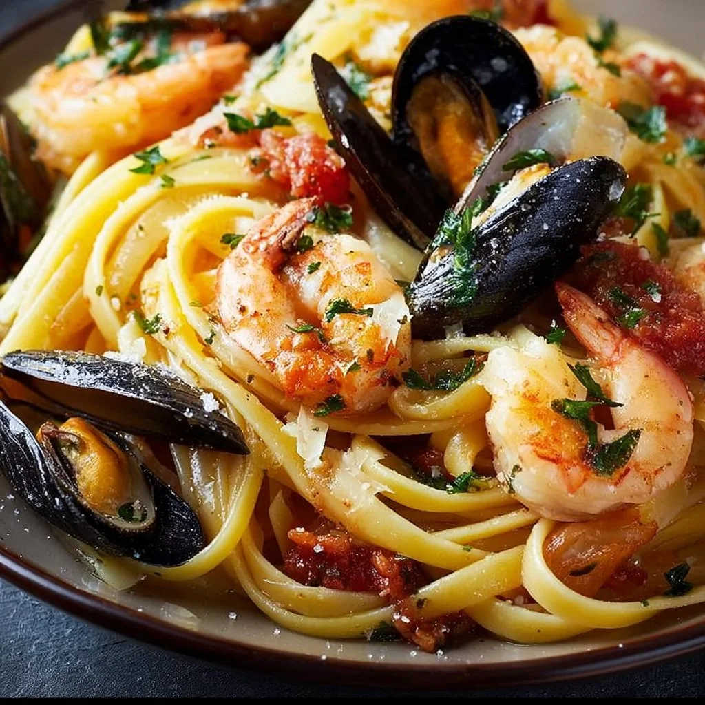 Cooking Up a Storm with Seafood Pasta