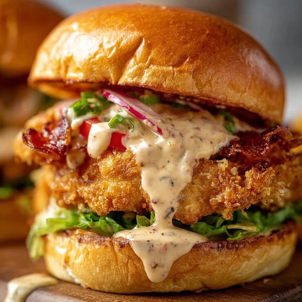 Crack Chicken Burger Recipe