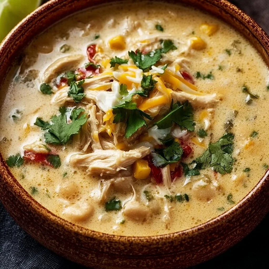 Creamy Southwestern White Chicken Chili