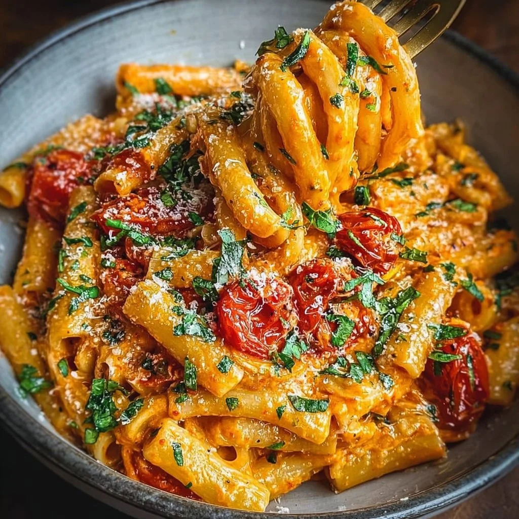 Creamy Tomato Garlic Pasta