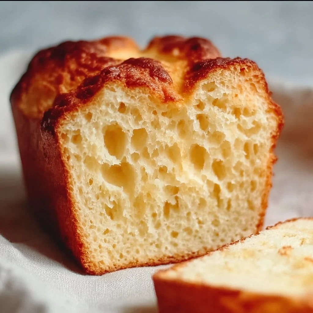 Delicious homemade Zero Carb Yogurt Bread for low-carb enthusiasts