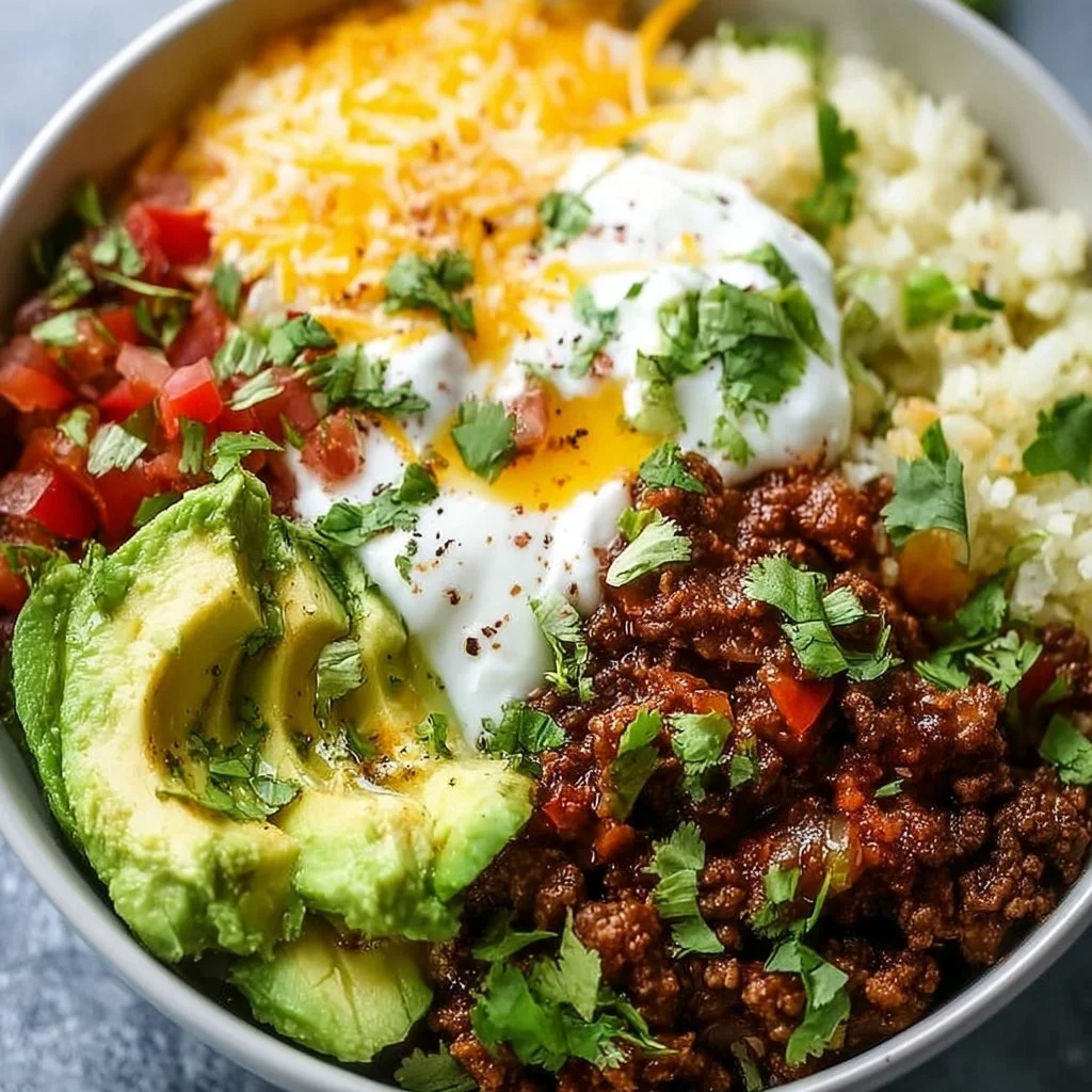 Easy Low Carb Burrito Bowl