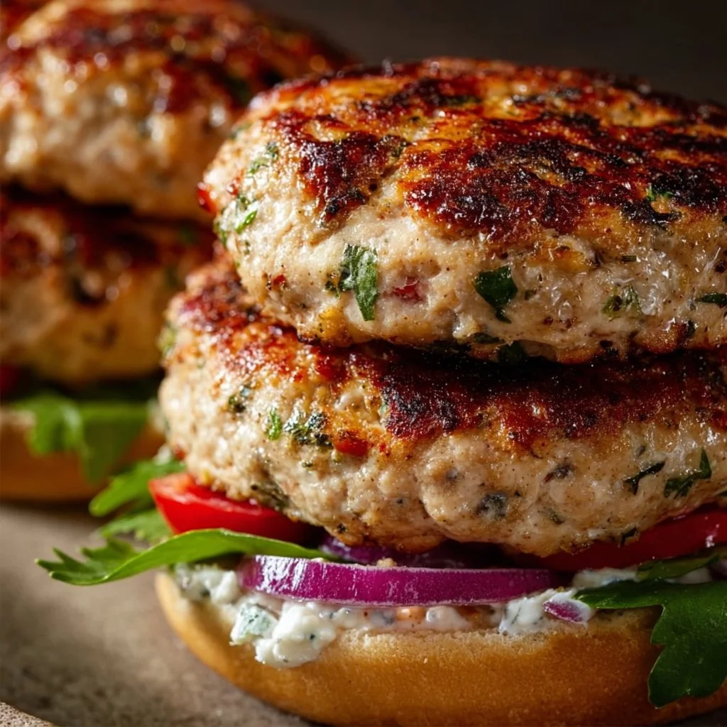 Greek Chicken Burger
