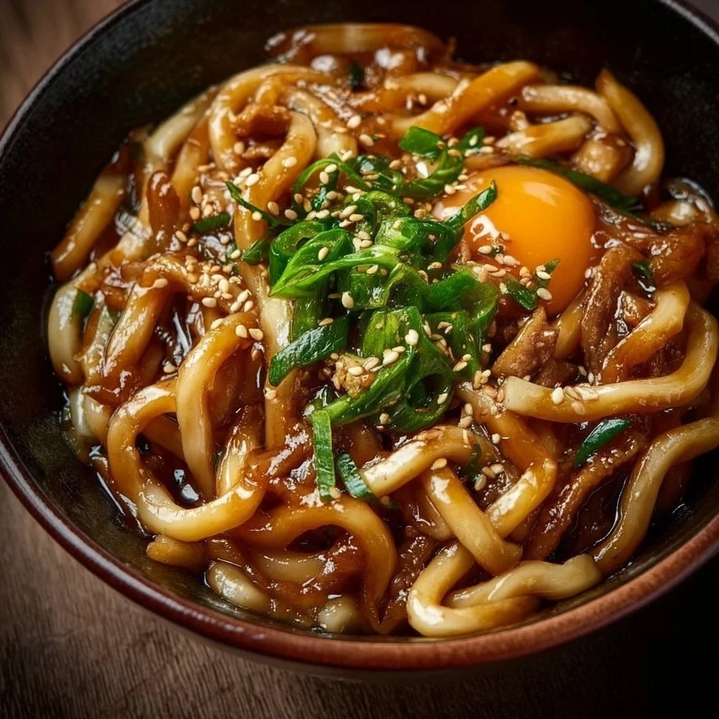 Grilled Udon Noodles