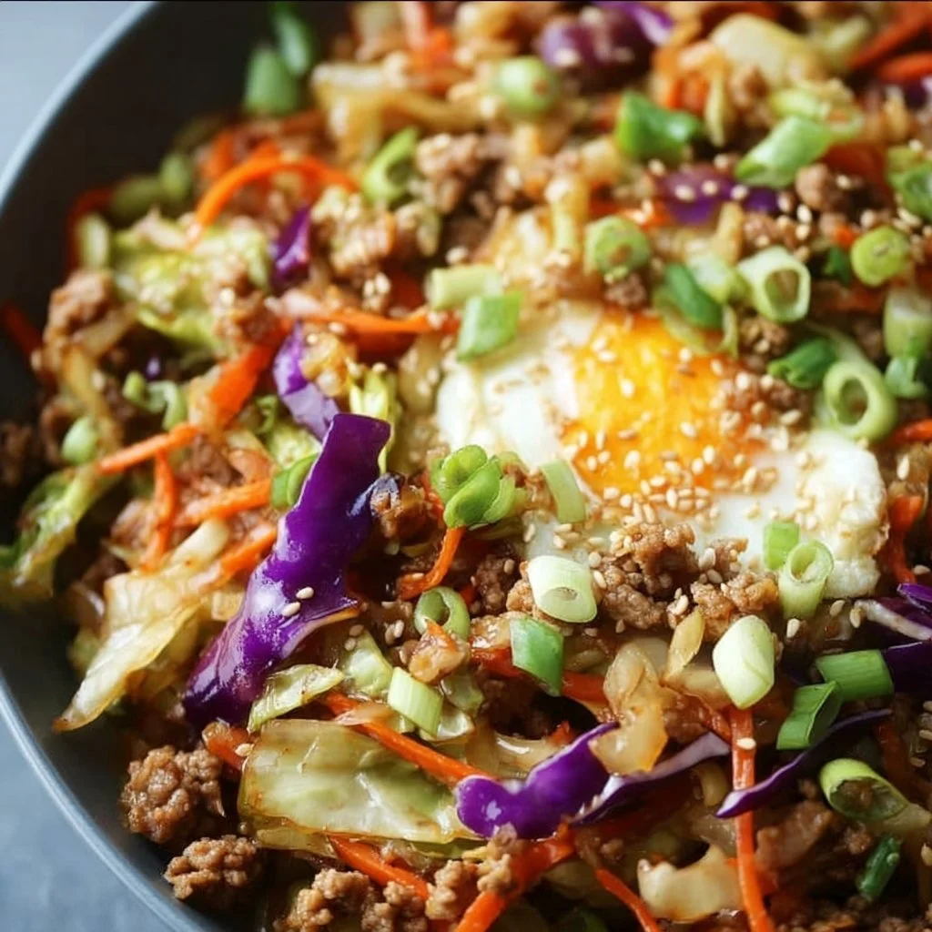 High Protein Egg Roll In A Bowl