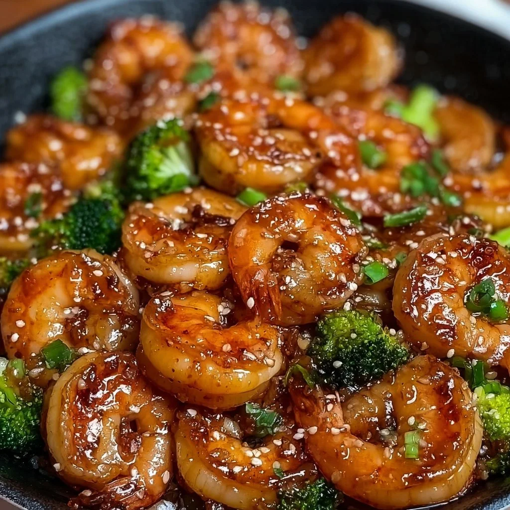 High-Protein Honey Garlic Shrimp