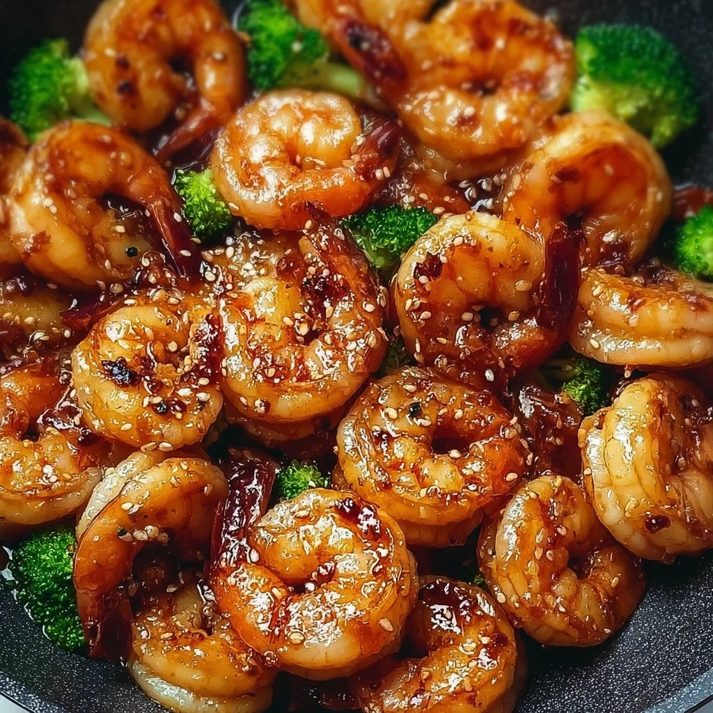 High-Protein Honey Garlic Shrimp