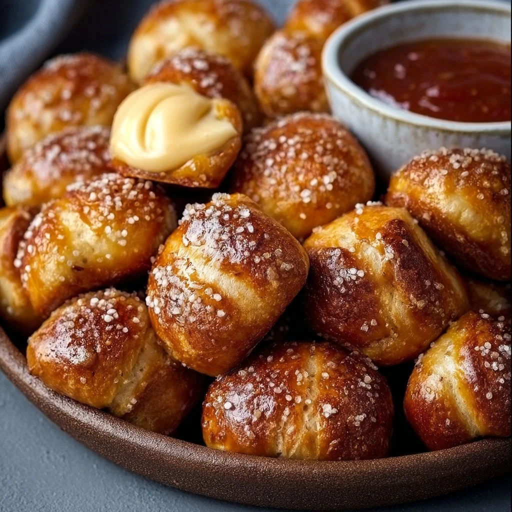 Homemade Soft Pretzel Bites