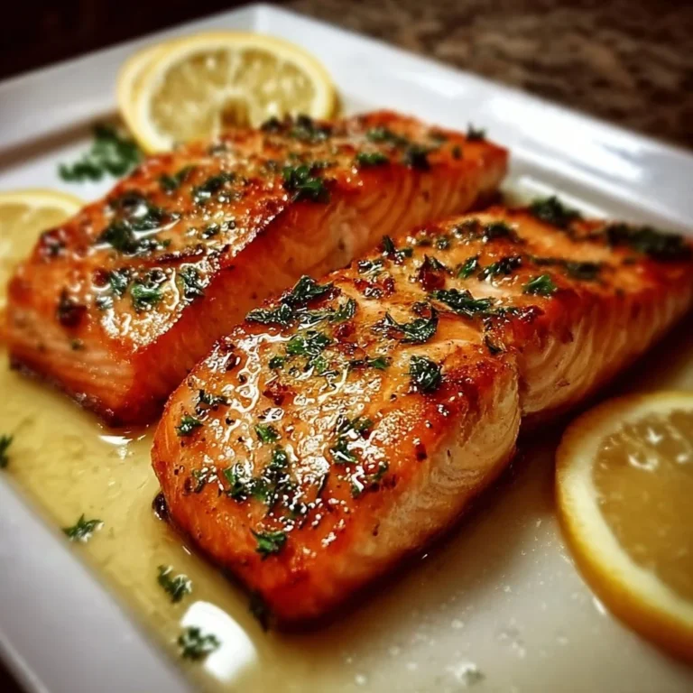 Delicious honey baked salmon dish served with vegetables