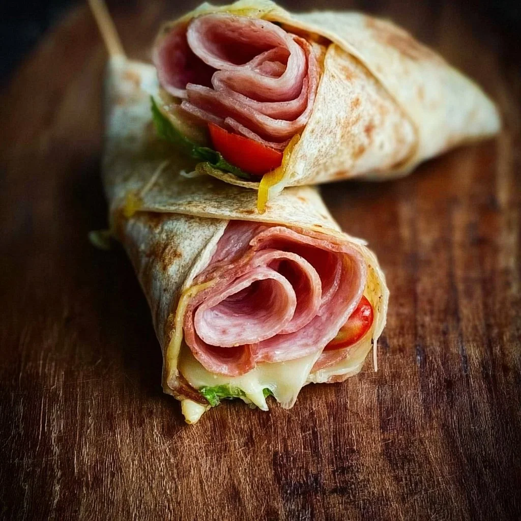 Delicious Italian Sub Roll-Up with fresh ingredients and savory meats
