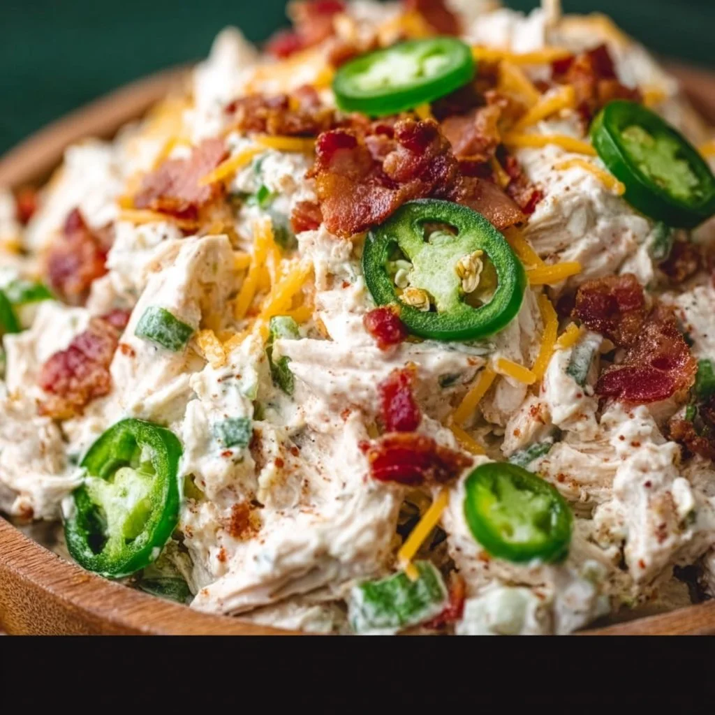 Jalapeno Popper Keto Chicken Salad