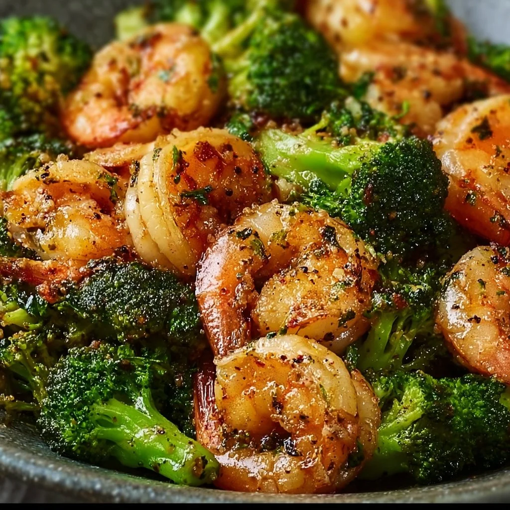 Low Carb Shrimp and Broccoli