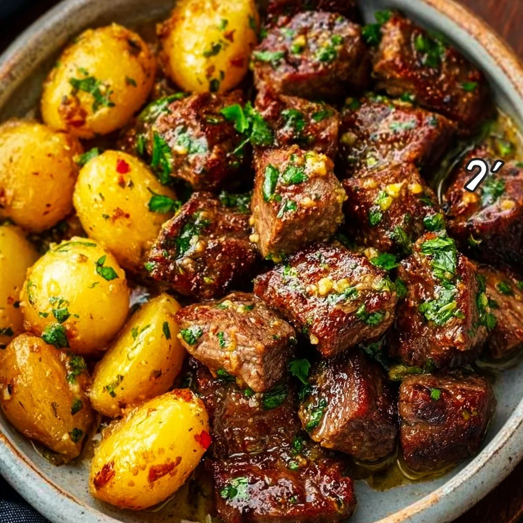 Melt-in-Your-Mouth Garlic Butter Beef Bites