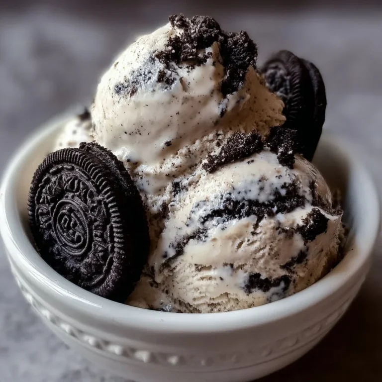 Delicious Ninja Creami Oreo Cookie Ice Cream in a bowl with Oreo pieces