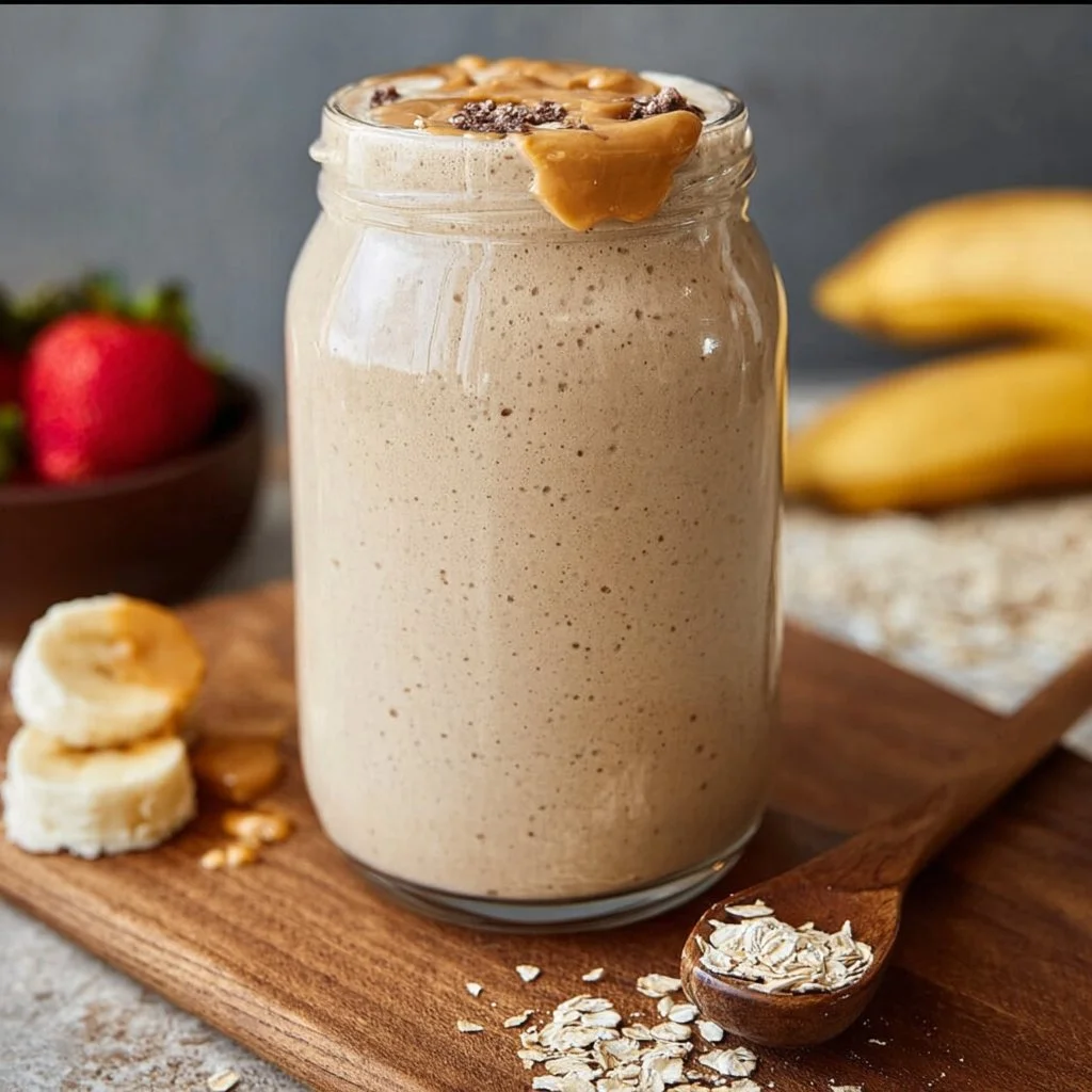 Peanut Butter Oatmeal Smoothie