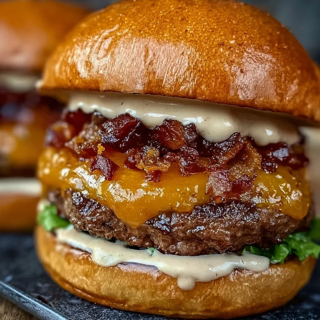 Smash Burger with Baconnaise Sauce