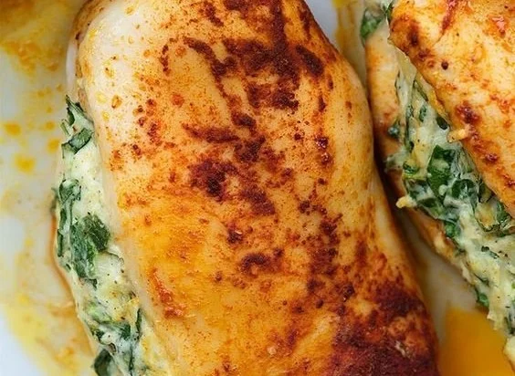 Spinach Stuffed Chicken Breasts