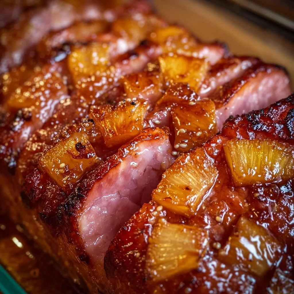Brown Sugar Pineapple Ham Bake