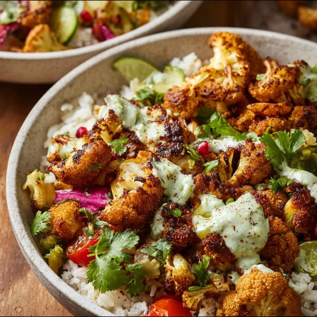 Cauliflower Shawarma Bowls