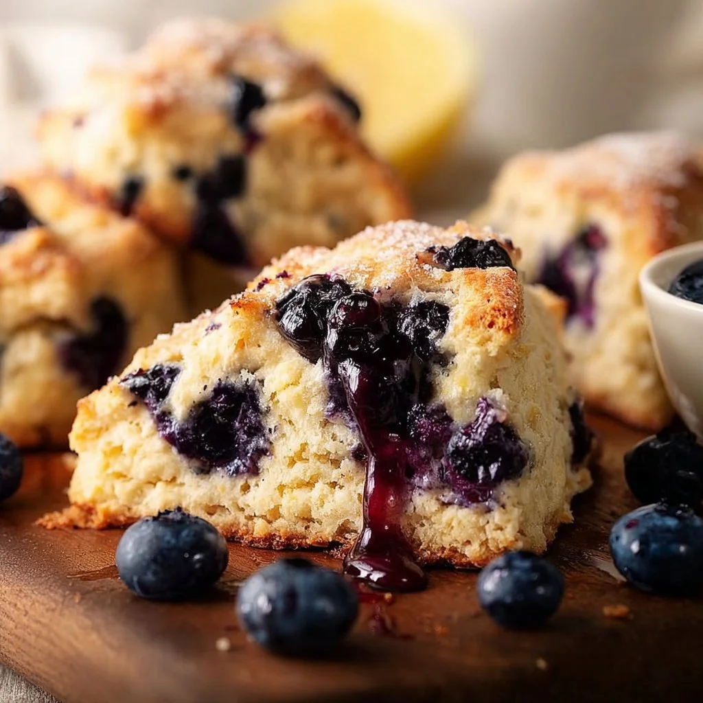 Easy Gluten-Free Blueberry Scones