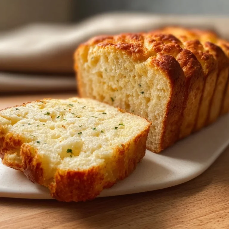 Gluten free potato bread loaf fresh out of the oven