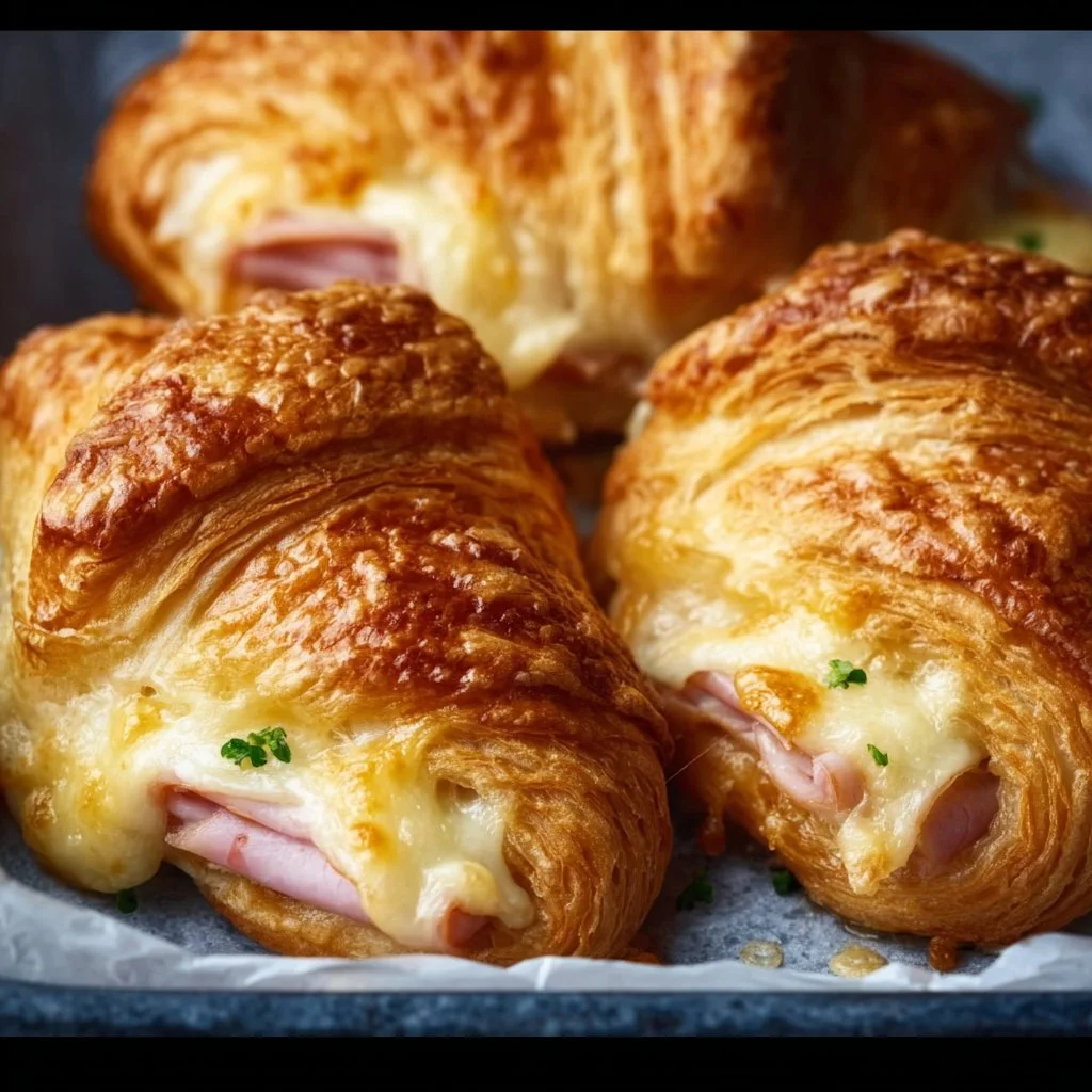 Ham and Cheese Croissants