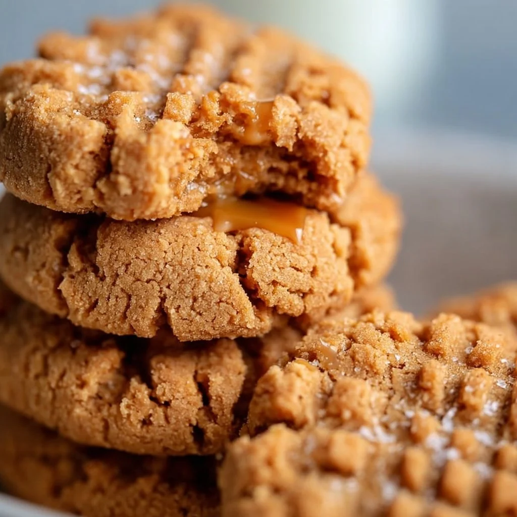 Healthy Sugar-Free Almond Flour Peanut Butter Cookies
