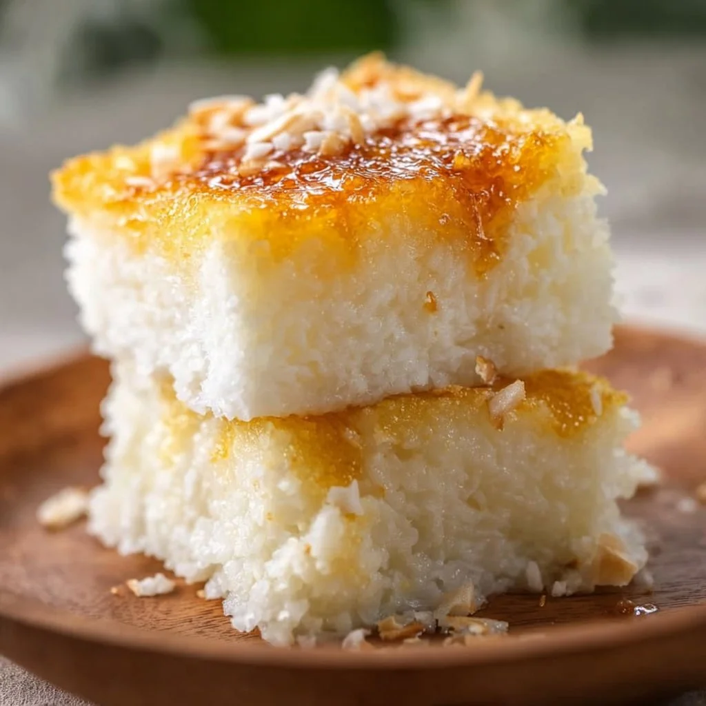 Indonesian Sticky Coconut Cake (Wingko Babat)