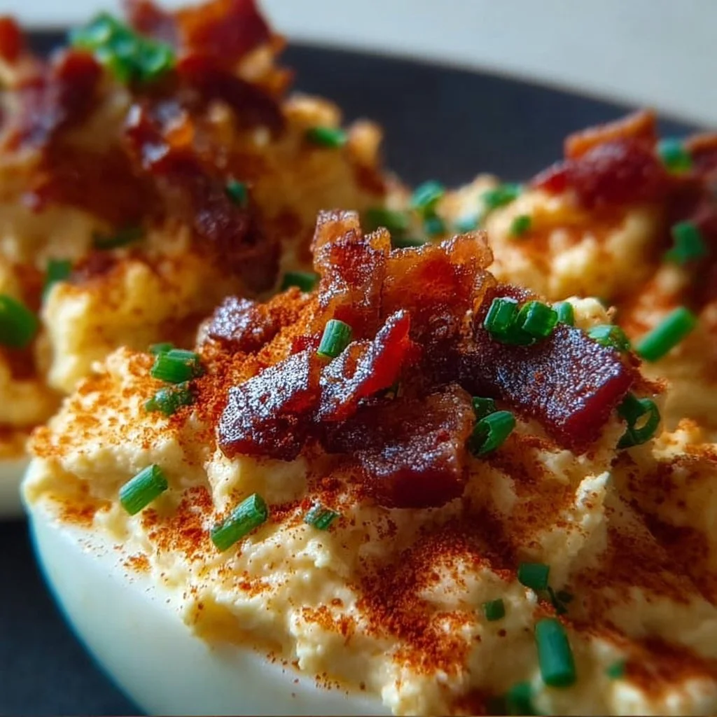 Million Dollar Bacon Deviled Eggs