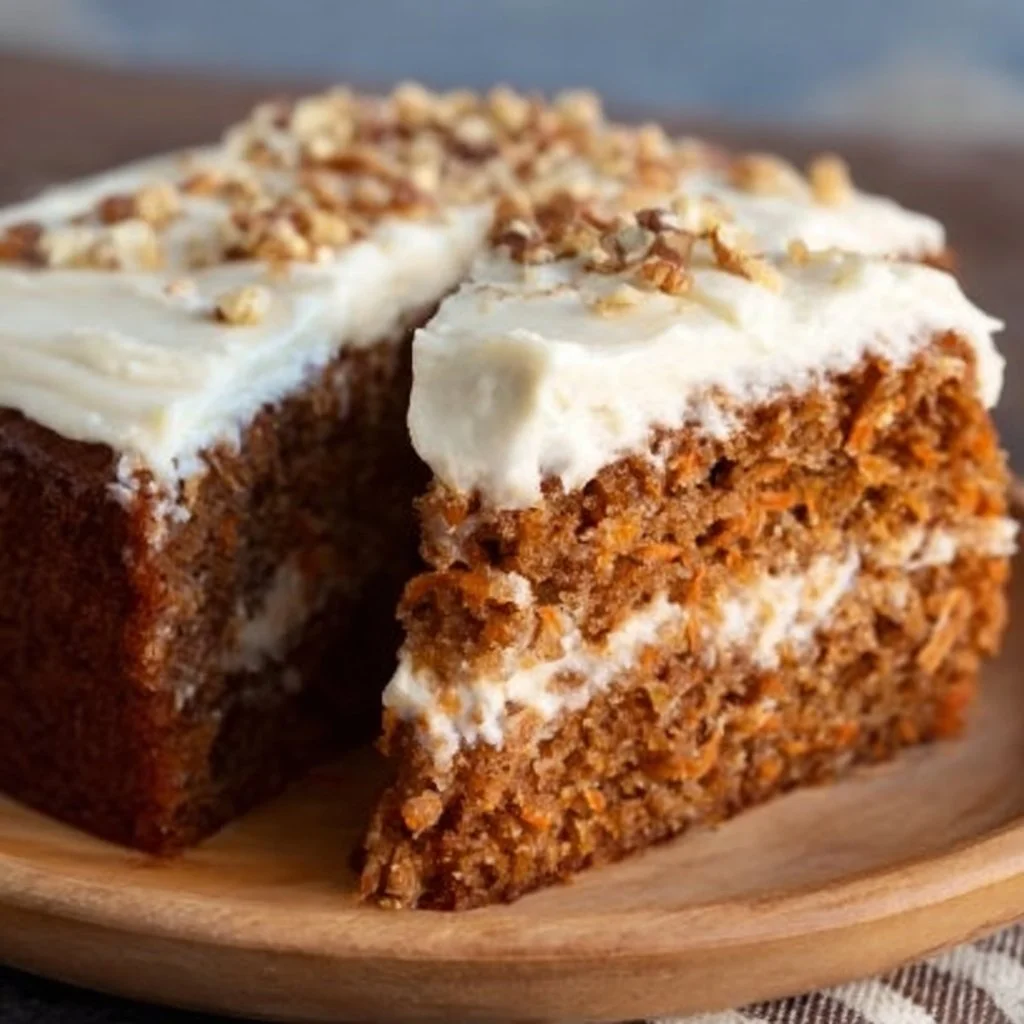 Old Fashioned Carrot Cake with Homemade Cream Cheese Frosting