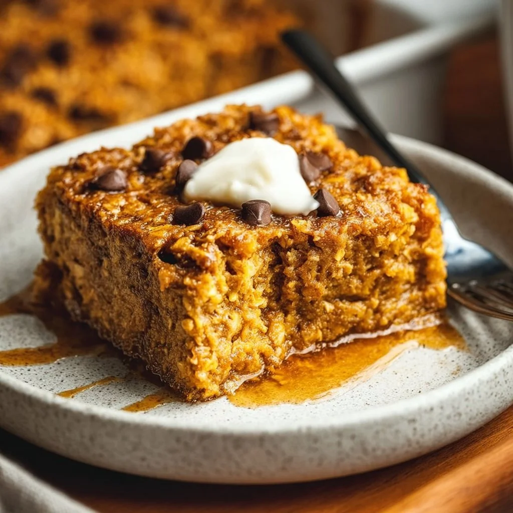 Pumpkin Baked Oatmeal