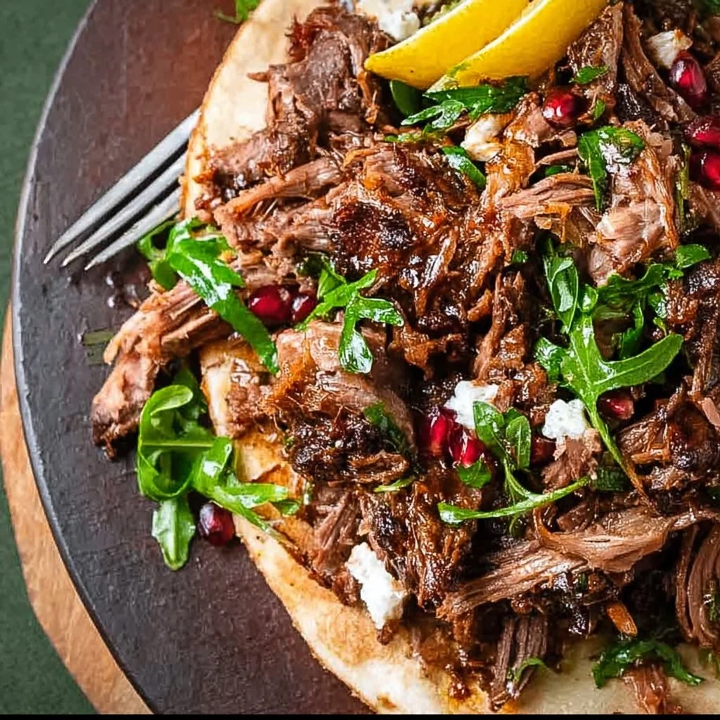 Slow-Cooked Middle Eastern Pulled Lamb