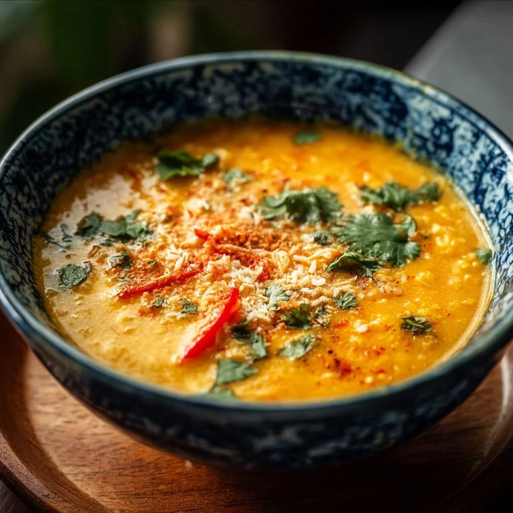 Thai Coconut Red Lentil Soup