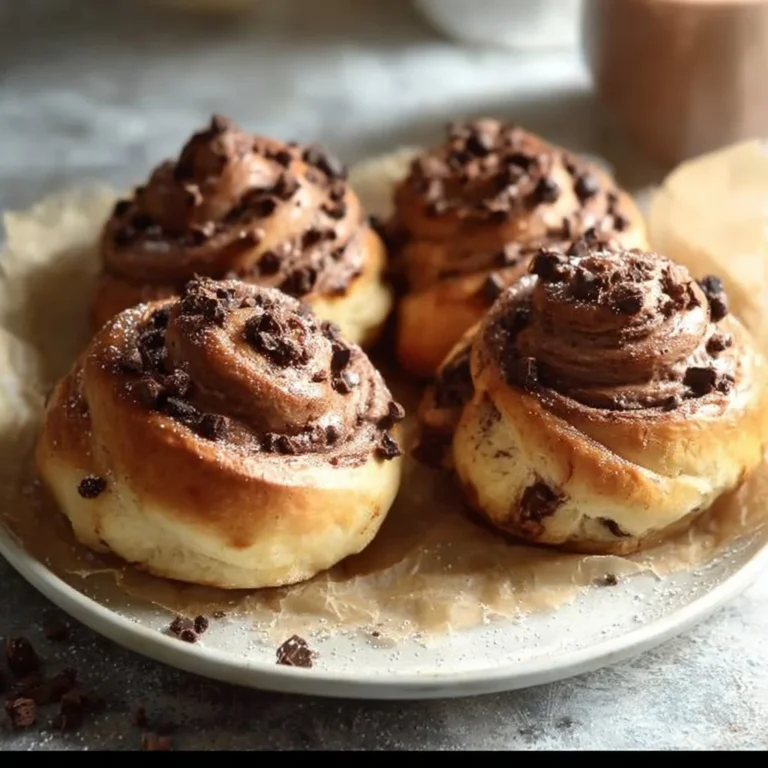 Diese 10-Minuten Schoko-Brötchen mit Quark sind schnell und lecker.