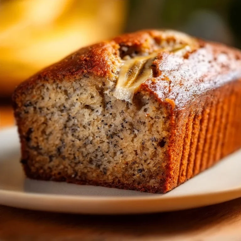 Leckeres Bananenbrot mit reifen Bananen, perfekt für ein süßes Frühstück