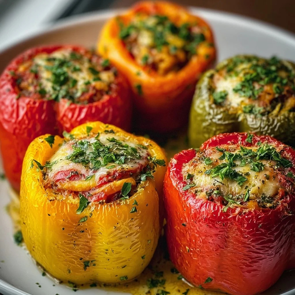 Gefüllte Paprika aus dem Airfryer