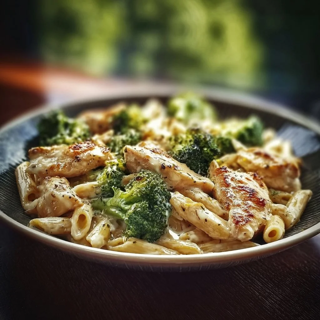 Hähnchen-Brokkoli-Pasta