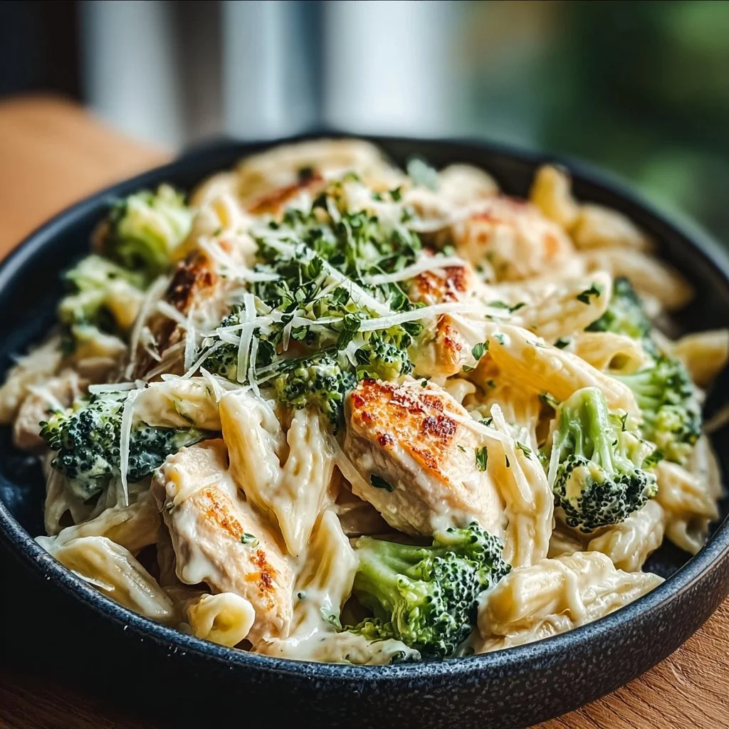 Hähnchen Brokkoli Pasta Cremig