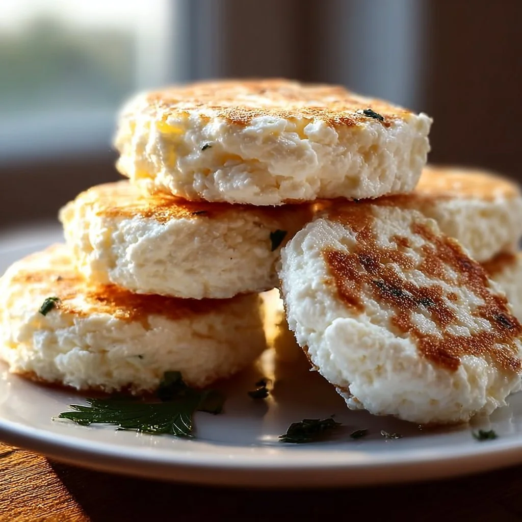 Proteinreiche Hüttenkäse Taler für gesunde Snacks und Rezepte