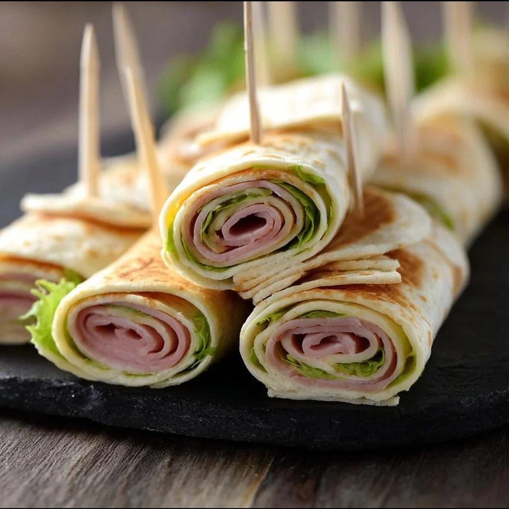 Käse-Schinken-Wraps