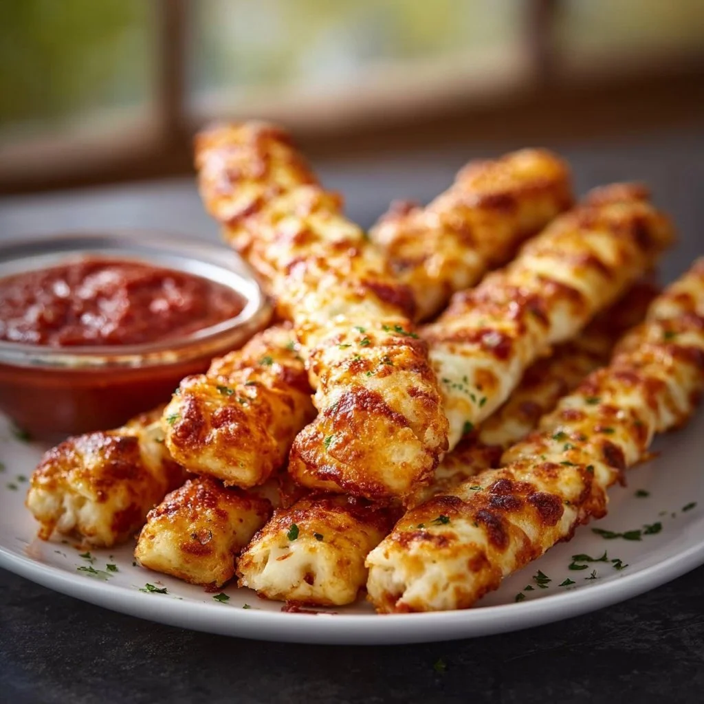 Leckere schnelle Pizzastangen, frisch gebacken und perfekt für jeden Anlass.