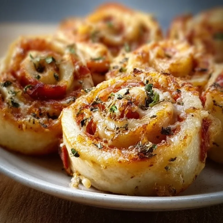 Leckere Blitz Pizzaschnecken frisch aus dem Ofen