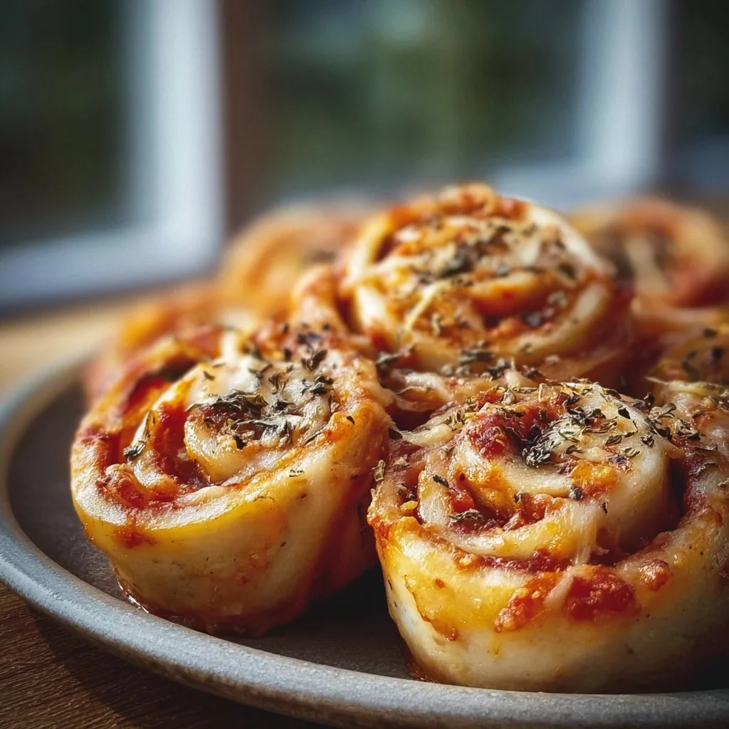 Unglaubliche Blitz Pizzaschnecken