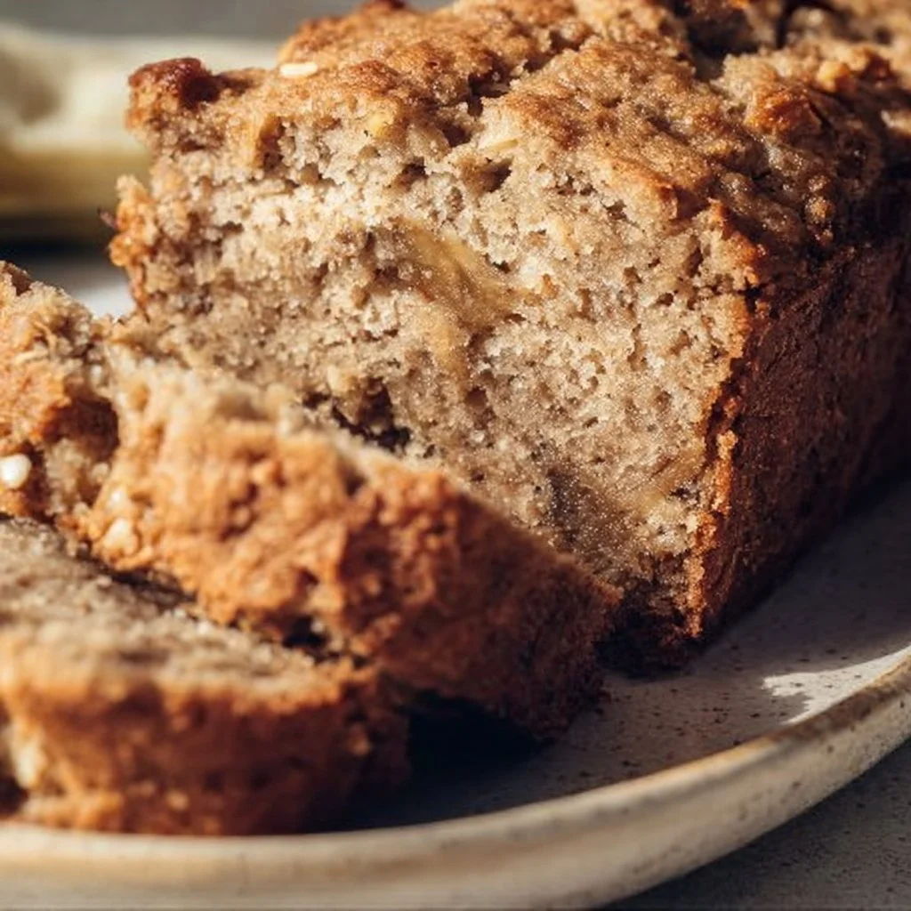 Einfaches veganes Bananenbrot