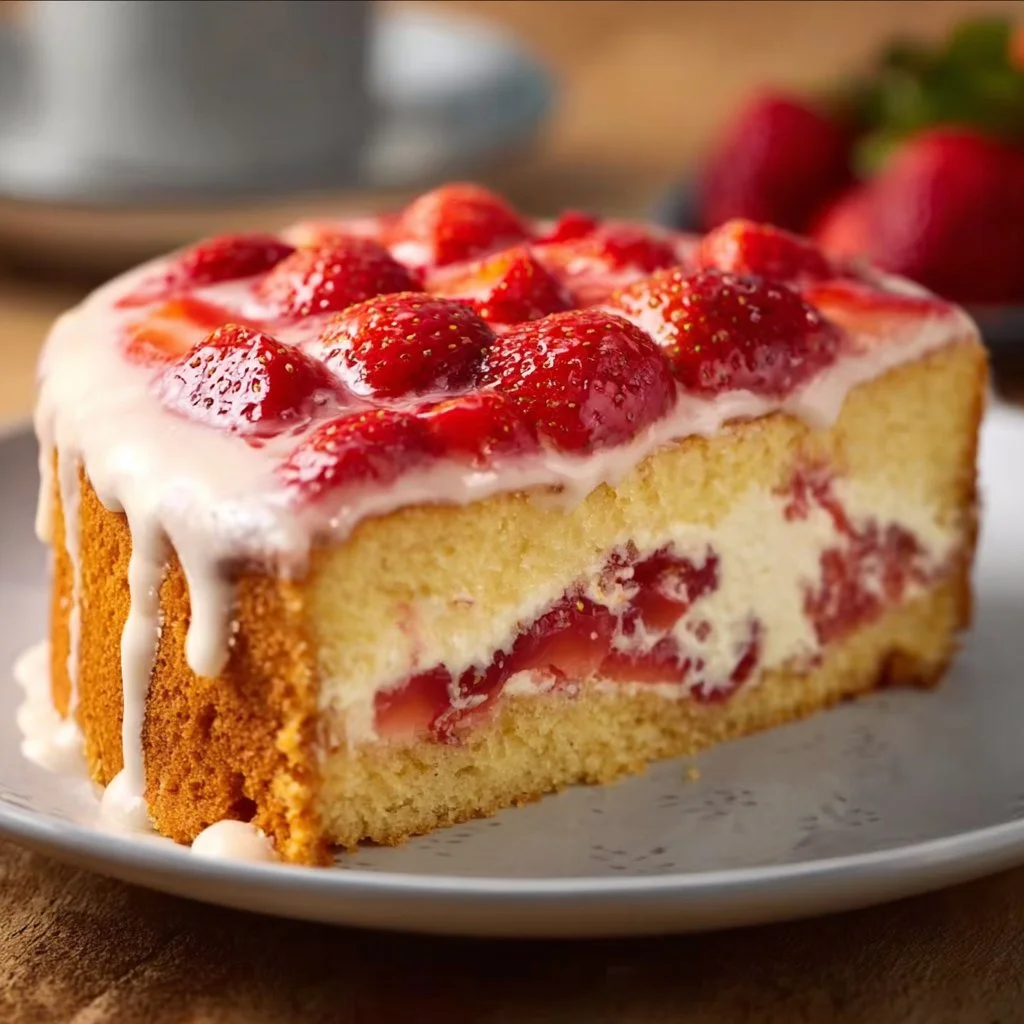 Erdbeer Schmandkuchen