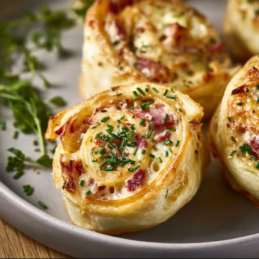 Flammkuchen-Schnecken