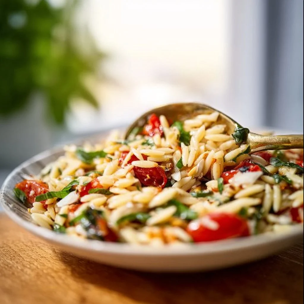 Italienisches Orzo Salat Rezept - einfach lecker!