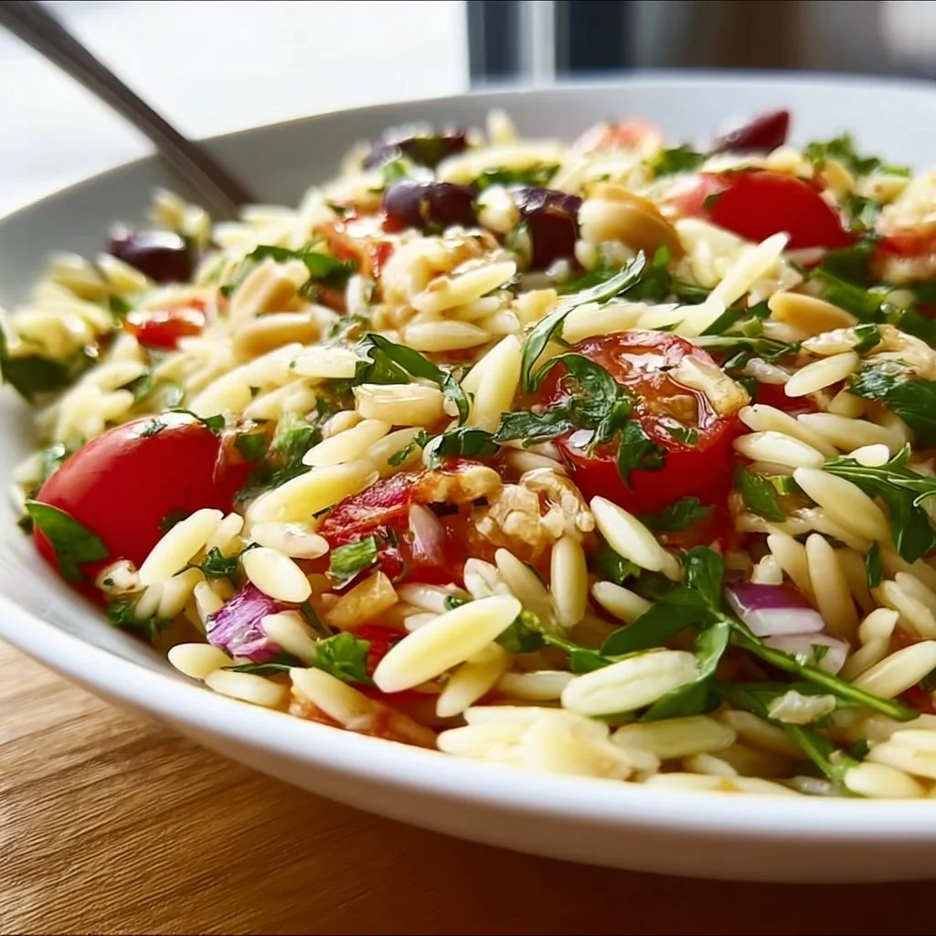 Mediterraner Orzo-Salat