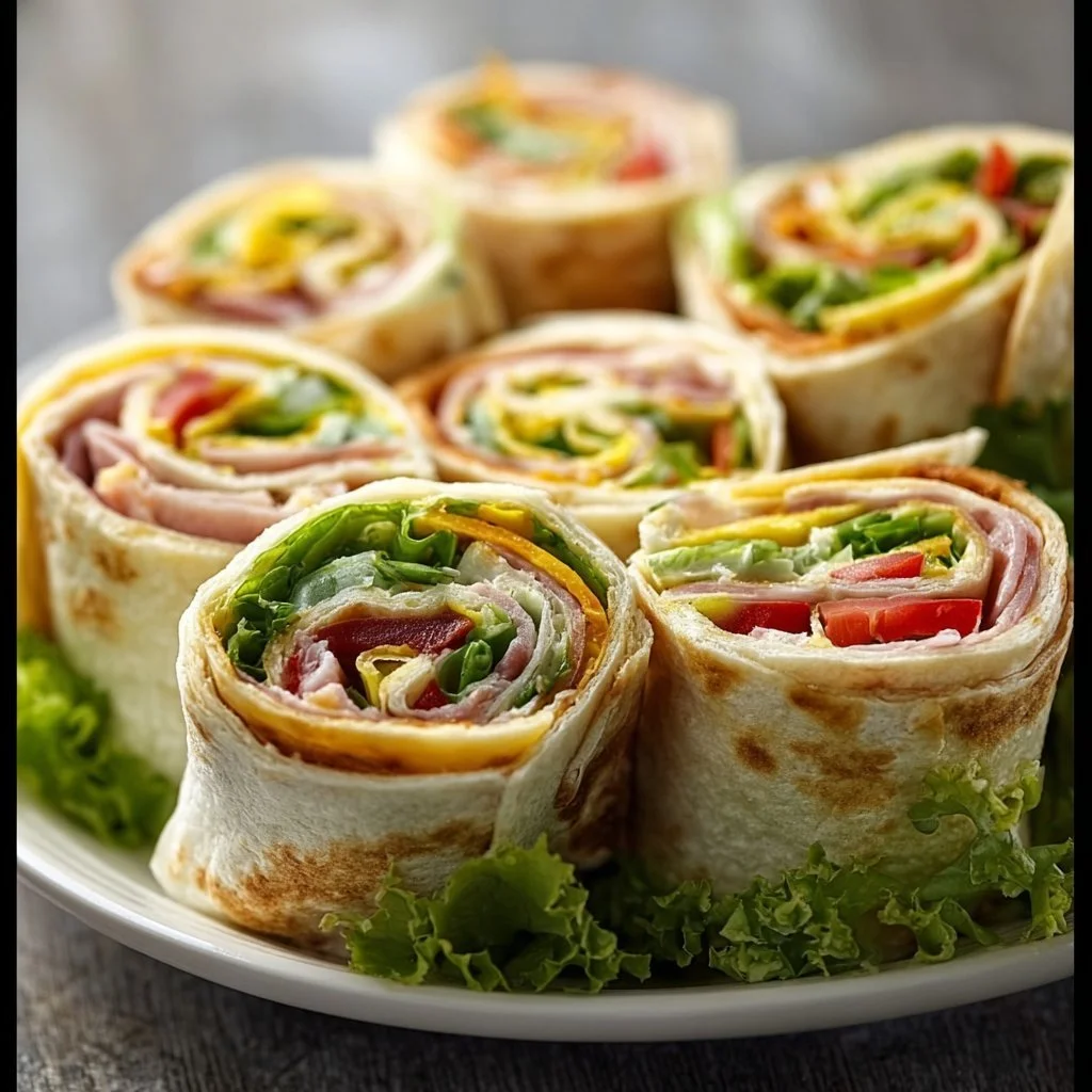 Schnelle Wrap Röllchen Fingerfood für Partys